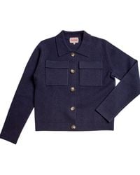 Porridge Knitwear - Wool Rebecca Jacket - Lyst