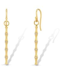 Jewelbird - Diamond Bamboo Stick Earrings - Lyst