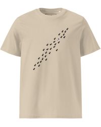Anchor and Crew - Neutrals Desert Dust Ants Where's William Going? Organic Cotton T-Shirt - Lyst