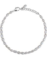 Kiri & Belle - Kira Seed Pearl Sterling Bracelet - Lyst