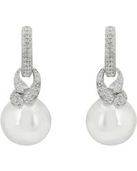 LÁTELITA London - Tie The Knot Drop Pearl Earrings - Lyst