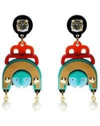 Gissa Bicalho - Acrylic Handmade Earring Ixchel - Lyst