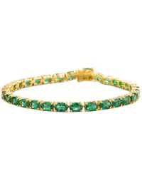 Juvetti - Salto Tennis Bracelet Set With Emerald Gemstones - Lyst