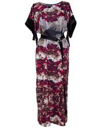 ARTISTA - Feathers Long Dress - Lyst