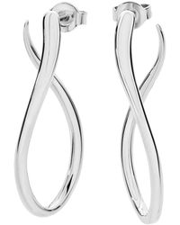 Lucy Quartermaine - Solid Sterling Melting Drop Hoops - Lyst
