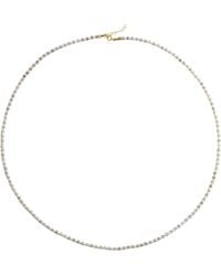 Bombyx House - Birthstone April Pearl Labradorite Alternating Long Necklace - Lyst