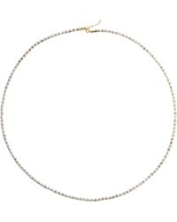 Bombyx House - Birthstone April Pearl Labradorite Alternating Long Necklace - Lyst
