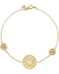 Luna Charles - Alena Sun Coin Bracelet - Lyst