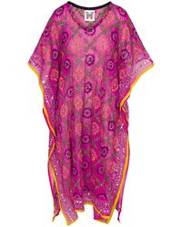 Meghan Fabulous - Flora Embroidered Caftan - Lyst