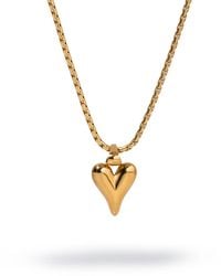 Ebru Jewelry - Infinite Love Heart Pendant Statement Necklace - Lyst