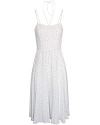 2KStyle - Bellina Polka-Dot Spaghetti-Straps Midi Dress - Lyst