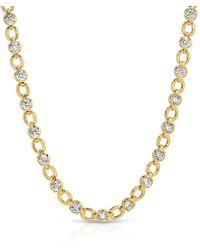 Leeada Jewelry - Lina Tennis Necklace - Lyst