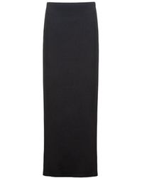 Audrey Vallens - Bamboo Maxi Tube Skirt - Lyst