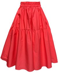 Frock Tales - Tahiti Midi Skirt With Pockets - Lyst