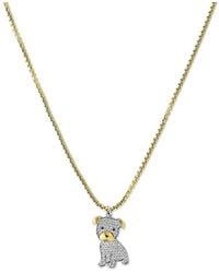 Cloud Haven - Mini Cz Pit Bull Pendant Necklace - Lyst