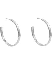 Cier - Classic Hoop Earrings - Lyst
