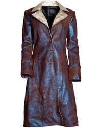 Zasta Studio - The Sorcerer Italian Leather Long Coat - Lyst