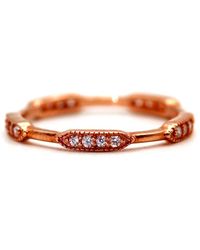 VicStoneNYC Fine Jewelry - Unique Settling Diamond Eternity Bar Band - Lyst