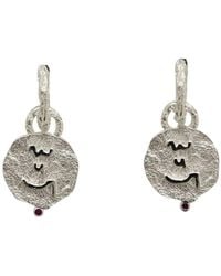 Claire Hill Designs - Know Your Worth Huggie Hoops - Lyst