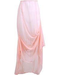 Natalia Petruch - Sonia Silk Chiffon Draped Skirt - Lyst