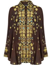 Nocturne - Flowy Printed Shirt - Lyst