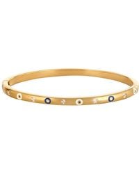 Karma and Luck - Soulful Rejuvenation Evil Eye Cuff Bracelet - Lyst