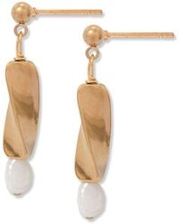 A Weathered Penny - Sierra Pearl Studs - Lyst