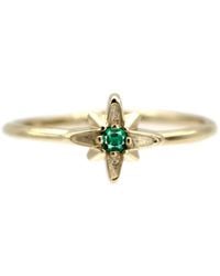 VicStoneNYC Fine Jewelry - 14K Solid North Star Emerald Ring - Lyst