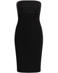 Conquista - Straight Strapless Mini Dress - Lyst