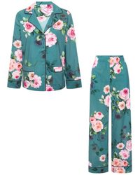Kato - Colony Cabbage Rose Cotton Pajamas - Lyst