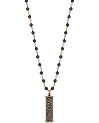 Karma and Luck - Matte Onyx Protection Necklace – Triple Protection Gemstone Jewelry – Brilliant Spirit - Lyst