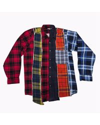 Zasta Studio - Deconstructed Flannel Shirt E - Lyst