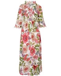 At Last - Cotton Annabel Maxi Dress - Lyst