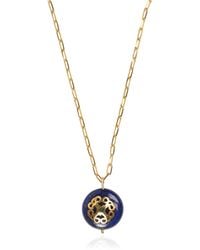Lila Rasa - Lapis Lazuli Necklace With Filigree - Lyst