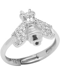 Spero London - Sterling Bumble Bee Ring - Lyst