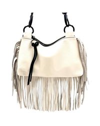 Lynn Tallerico - Neutrals Tina Fringe Bag - Lyst