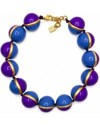 Michael Nash Jewelry - Dina And Resin Two Tone Necklace - Lyst
