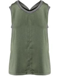 Silvia Serban - Reversible Satin Top - Lyst