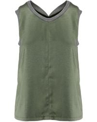 Silvia Serban - Reversible Satin Top - Lyst