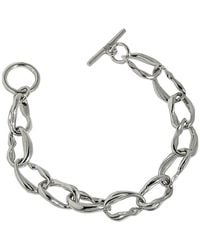 Janus Edinburgh - Sterling Steall Irregular Oval Link Chain Bracelet - Lyst