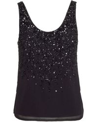 Rose & Nancy - Selene Sequin Vest - Lyst