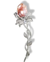 Ninemoo - Rosebud Bloom Brooch - Lyst