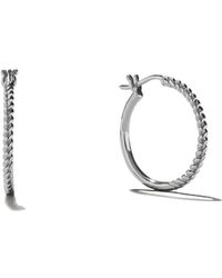 Onia - Braided Everyday O-Hoops - Lyst