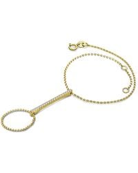 Genevieve Collection - 18K Diamond Bar 2 Way Diamond Bracelet - Lyst