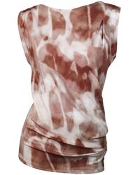 Me & Thee - Finders Keepers Nude Print Bamboo Jersey Tee - Lyst