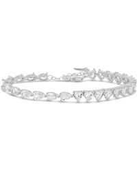 SHYMI - Half Heart Half Pear Tennis Bracelet - Lyst