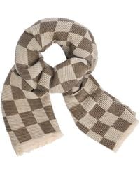 Saachi - Crinkled Checkered Scarf - Lyst