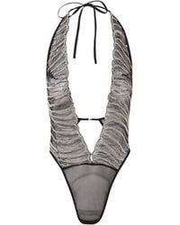 Belle -et-BonBon - Edie Sparkling Showgirl Beaded Glitter Body - Lyst