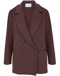 SALANIDA - Forza Knitted 100% Merino Blazer Chocolate *Limited Edition - Lyst