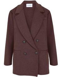 SALANIDA - Forza Knitted 100% Merino Blazer Chocolate *Limited Edition - Lyst